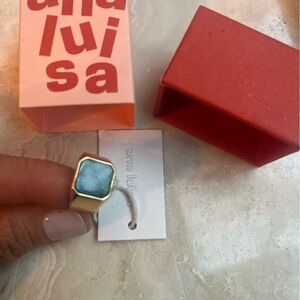 Ana Luisa Michelle Square Signet Ring – Size 5